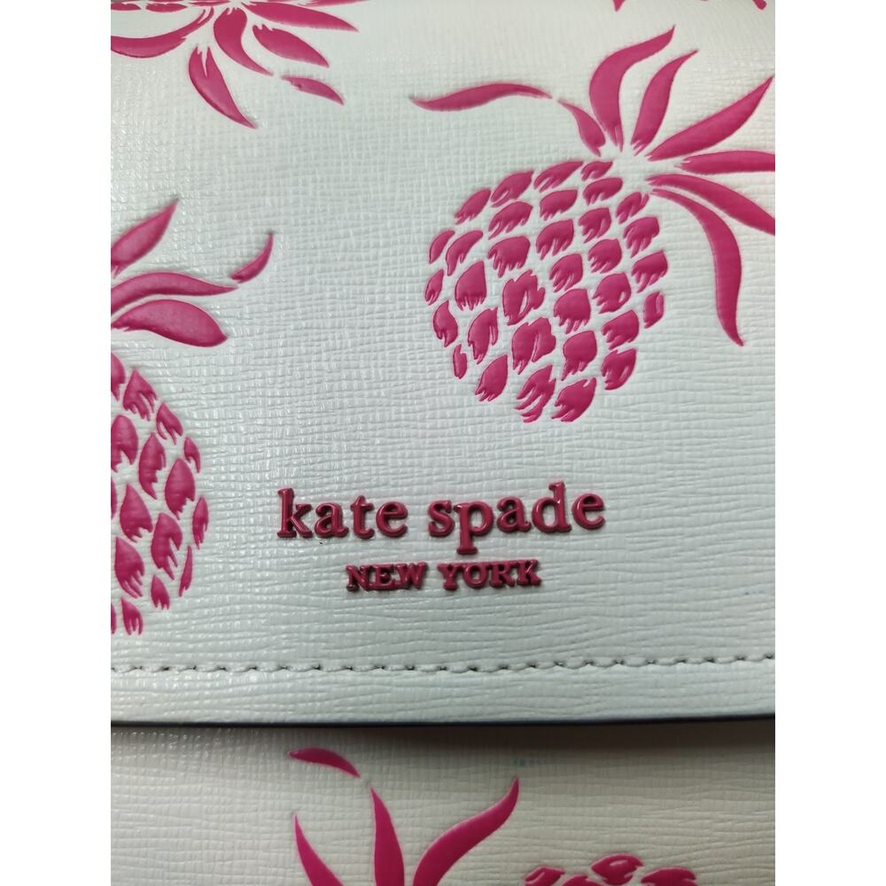 Kate Spade Morgan Cream Multicolor Leather Pineapples Crossbody Bag - NWT - Picture 5 of 16